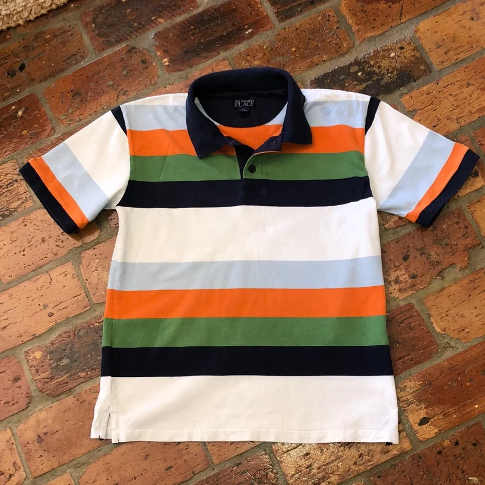 The Children's Place color block polo szL(10-12)